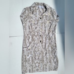 Chicos, Size 1, Snake Print Dress